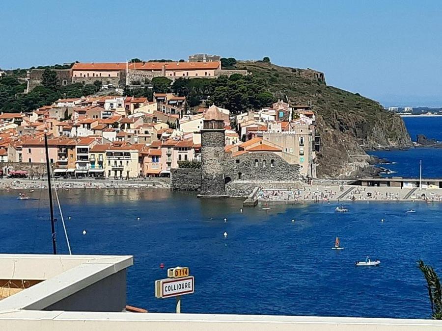 Apartmán Vue Imprenable - Piscine - Parking Prive - Terrasse - Collioure Exteriér fotografie